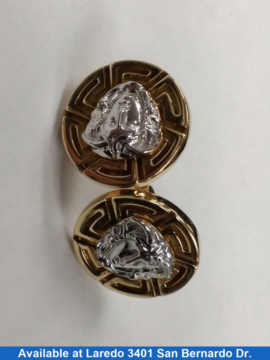 Double Stud Earring - Yellow Gold 10k (.417) 5.2 grams