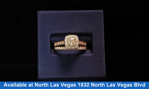 Ring - Engagement Set - Rose Gold 10k (.417) 3.9 grams Size 7