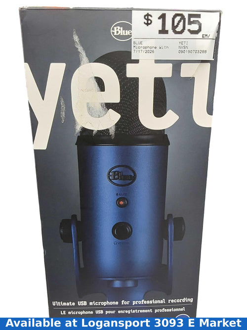 Blue Yeti Blue Corded Microphone