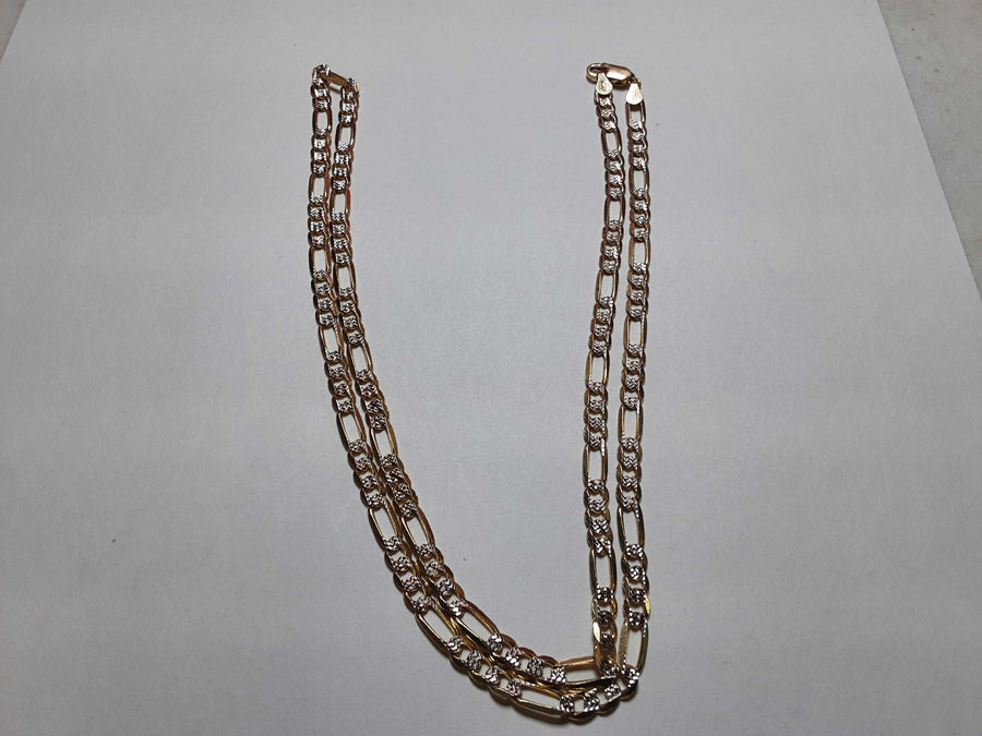 Figaro Chain - Yellow Gold 14k (.585) 17.7 grams 23 inch