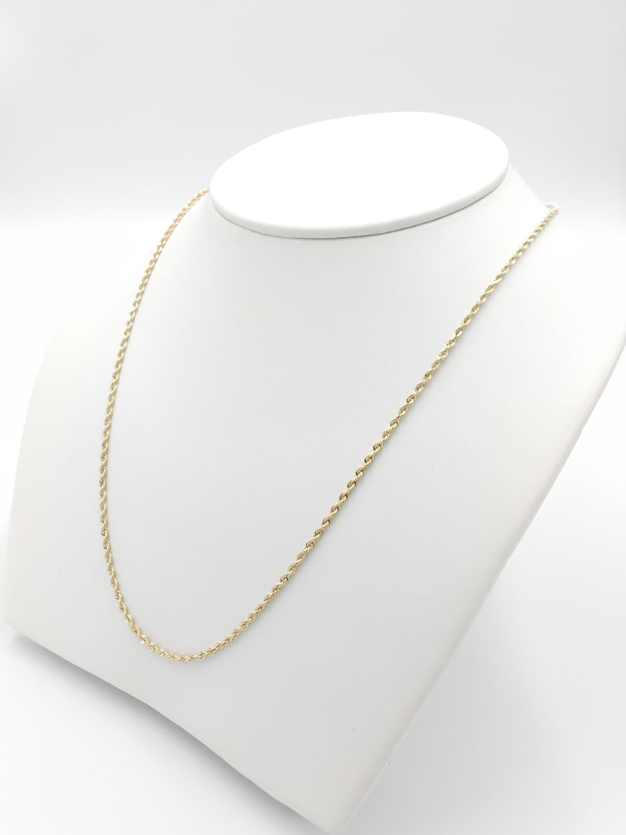 Rope Chain - Yellow Gold 14k (.585) 4.6 grams 20 inch