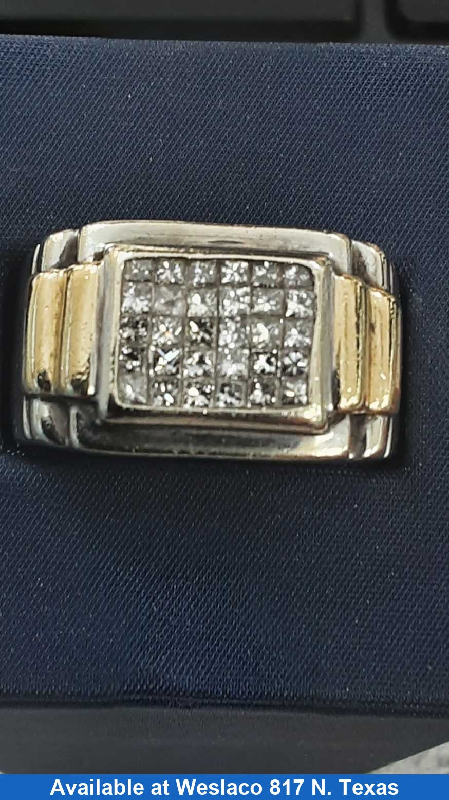 Men's Ring - White Gold 14k (.585) 14.8 grams Size 9.5