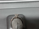Fancy Wedding Set White Gold 14k (.585) 6.8 grams Size 8