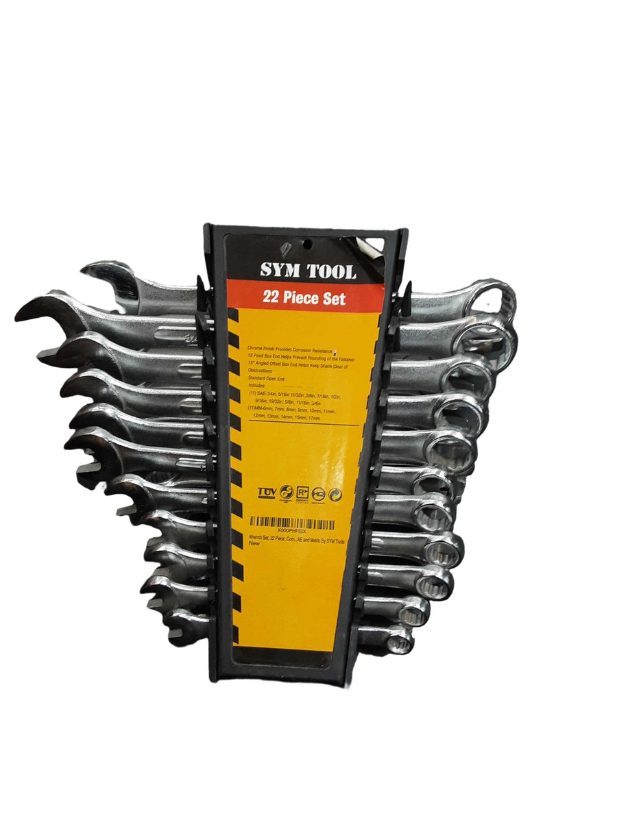 Sym Tool Silver Metric Hand Wrench