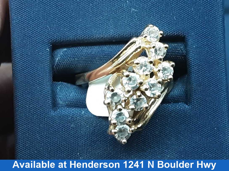 Women's Ring - Yellow Gold 14k (.585) 6.5 grams Size 20