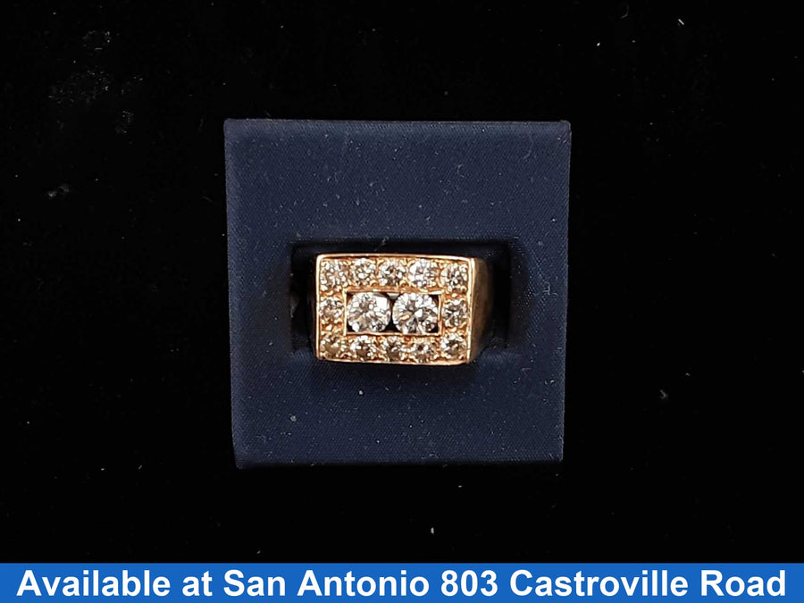Men's Ring - Yellow Gold 14k (.585) 13.5 grams Size 20