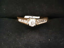 Women's Ring - Solitaire - Yellow Gold 14k (.585) 3.2 grams Size 7.5