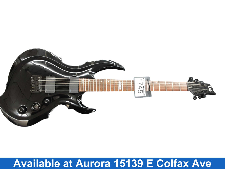 Ltd Frx Black Electric Classic Guitar