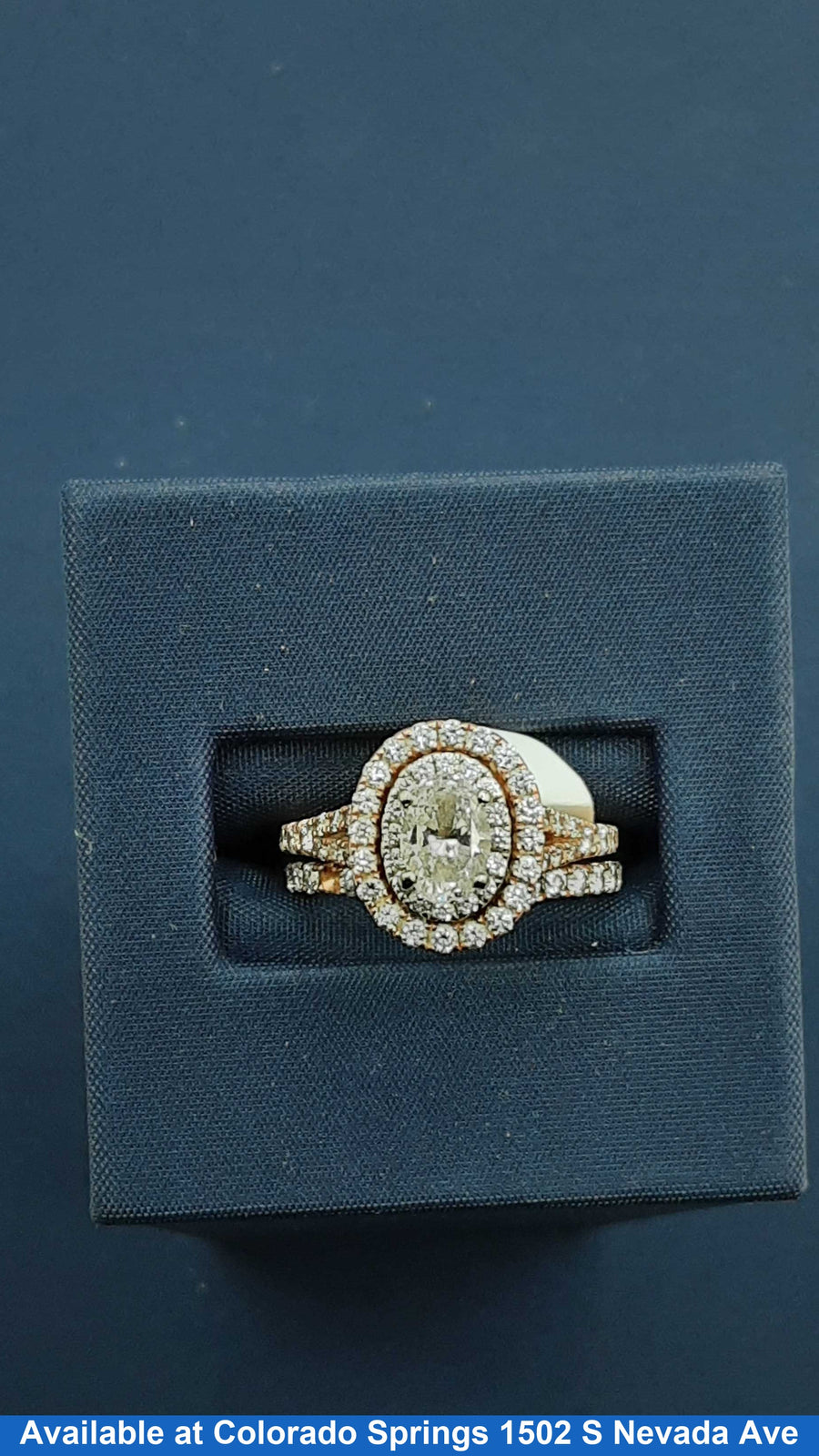 Ring - Engagement Set - Rose Gold 14k (.585) 6.2 grams Size 8