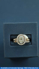 Ring - Engagement Set - Rose Gold 14k (.585) 6.2 grams Size 8
