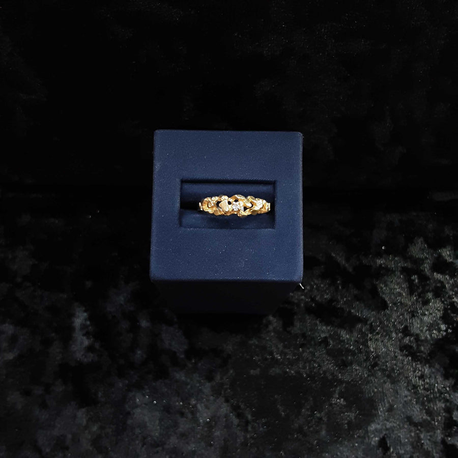 Women's Ring - Yellow Gold 14k (.585) 2.6 grams Size 6.5
