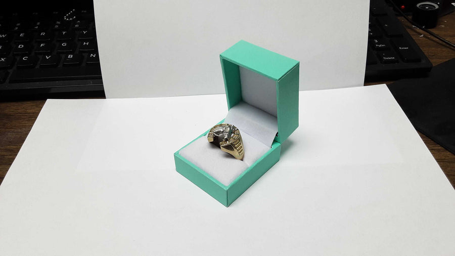 Men's Ring - Yellow Gold 14k (.585) 8.8 grams Size 12