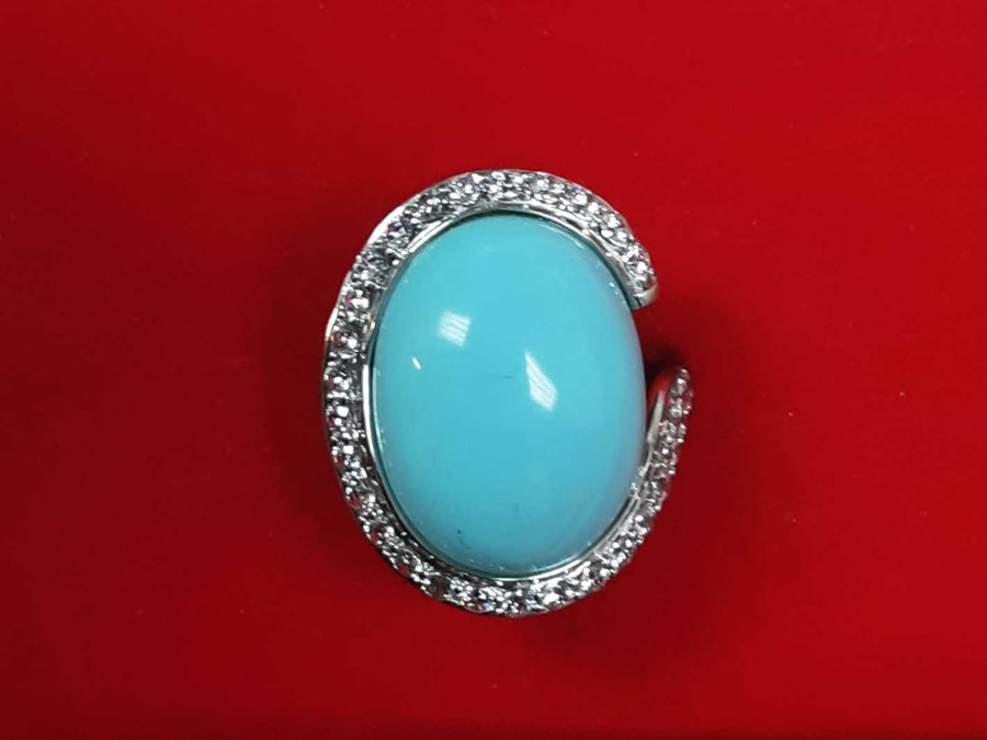 Women's Ring - Silver 6.3 grams Size 9