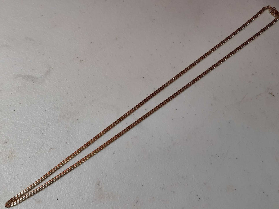 Cuban Link Chain - Yellow Gold 10k (.417) 13.9 grams 22 inch