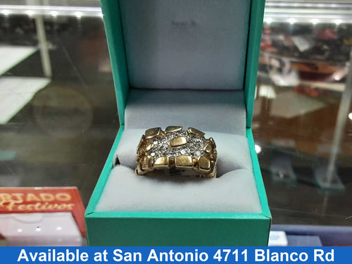 Men's Ring - Yellow Gold 14k (.585) 8.3 grams Size 9.5