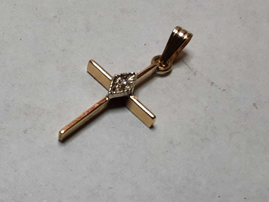 Religious Pendant - Yellow Gold 14k (.585) 0.9 grams