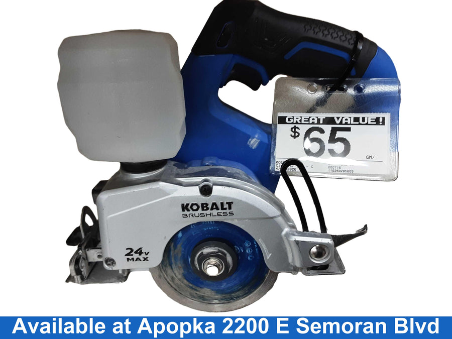 Kobalt Ktsh 124b 03 Blue Cordless Circular Saw