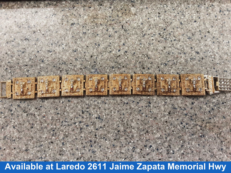 Box Bracelet - Yellow Gold 10k (.417) 42 grams 9 inch