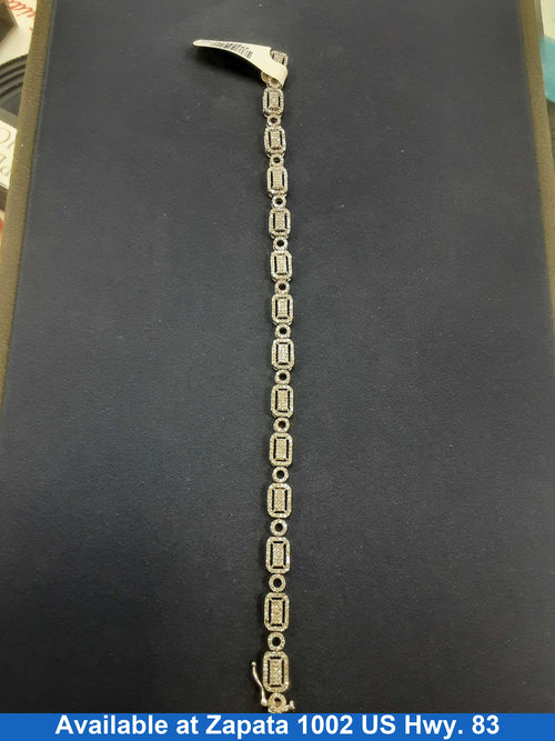 Tennis Bracelet - White Gold 10k (.417) 10.8 grams 7 inch