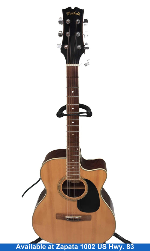 Mitchell 0120ce Beige / Tan Acoustic Classic Guitar