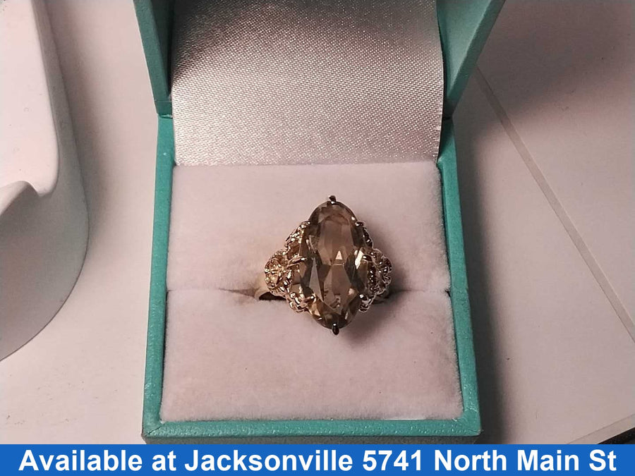 Women's Ring - Yellow Gold 10k (.417) 4.5 grams Size 8