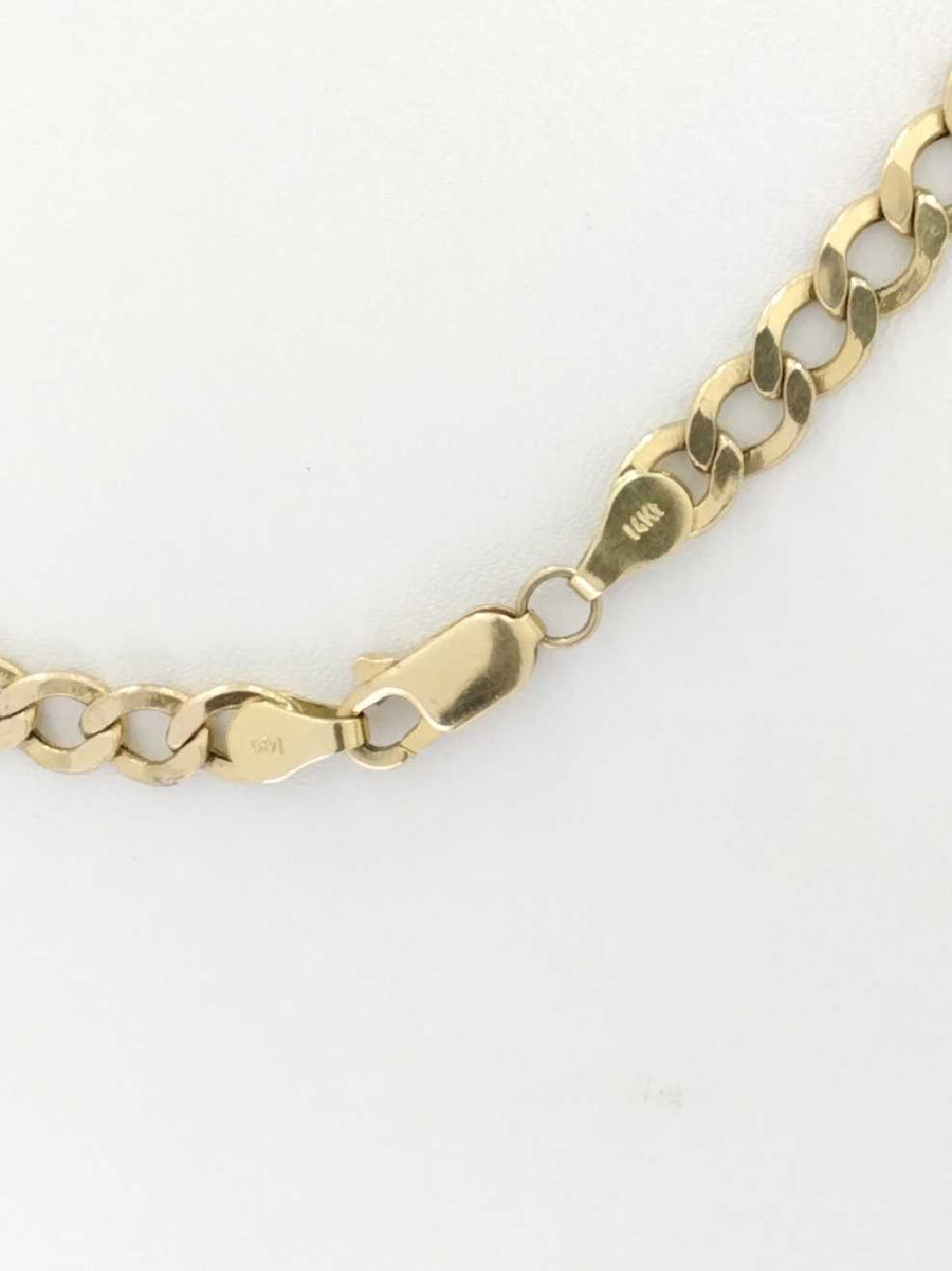 Cuban Link Chain - Yellow Gold 14k (.585) 12.7 grams 25 inch
