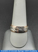 Ring - Wedding Band - Rose Gold 14k (.585) 9.6 grams Size 10.5