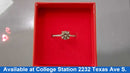 Ring - Wedding Set - White Gold 18k (.750) 2.1 grams Size 6.5