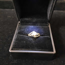 Women's Ring - Solitaire - Yellow Gold 10k (.417) 1.8 grams Size 7