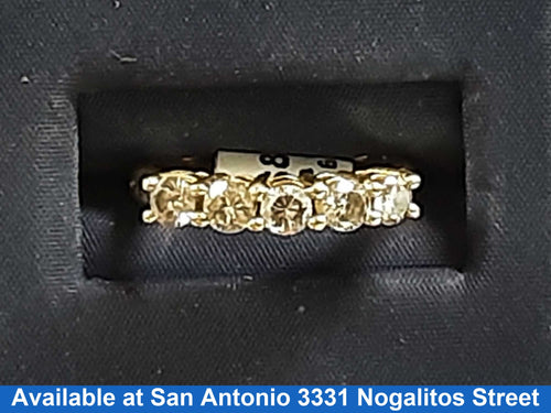 Women's Ring - Yellow Gold 14k (.585) 3.6 grams Size 20