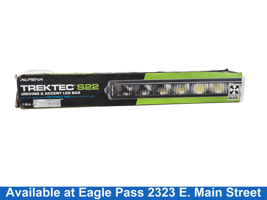 Alpena Trektec S22 Black Flashlight / Headlamp