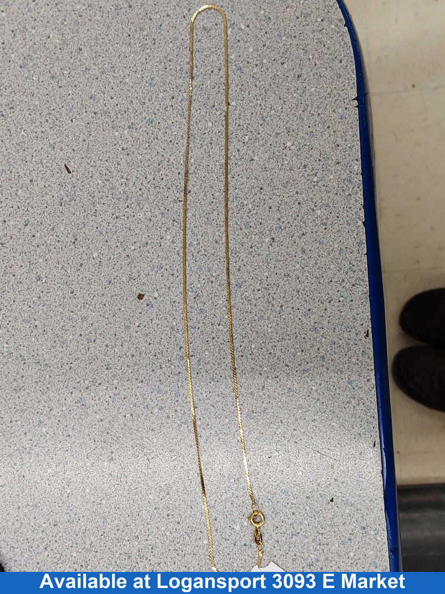 Chain - Yellow Gold 18k (.750) 2.2 grams 10 inch