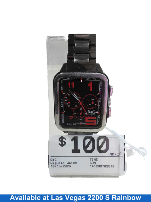 D&g Time Black Regular Watch