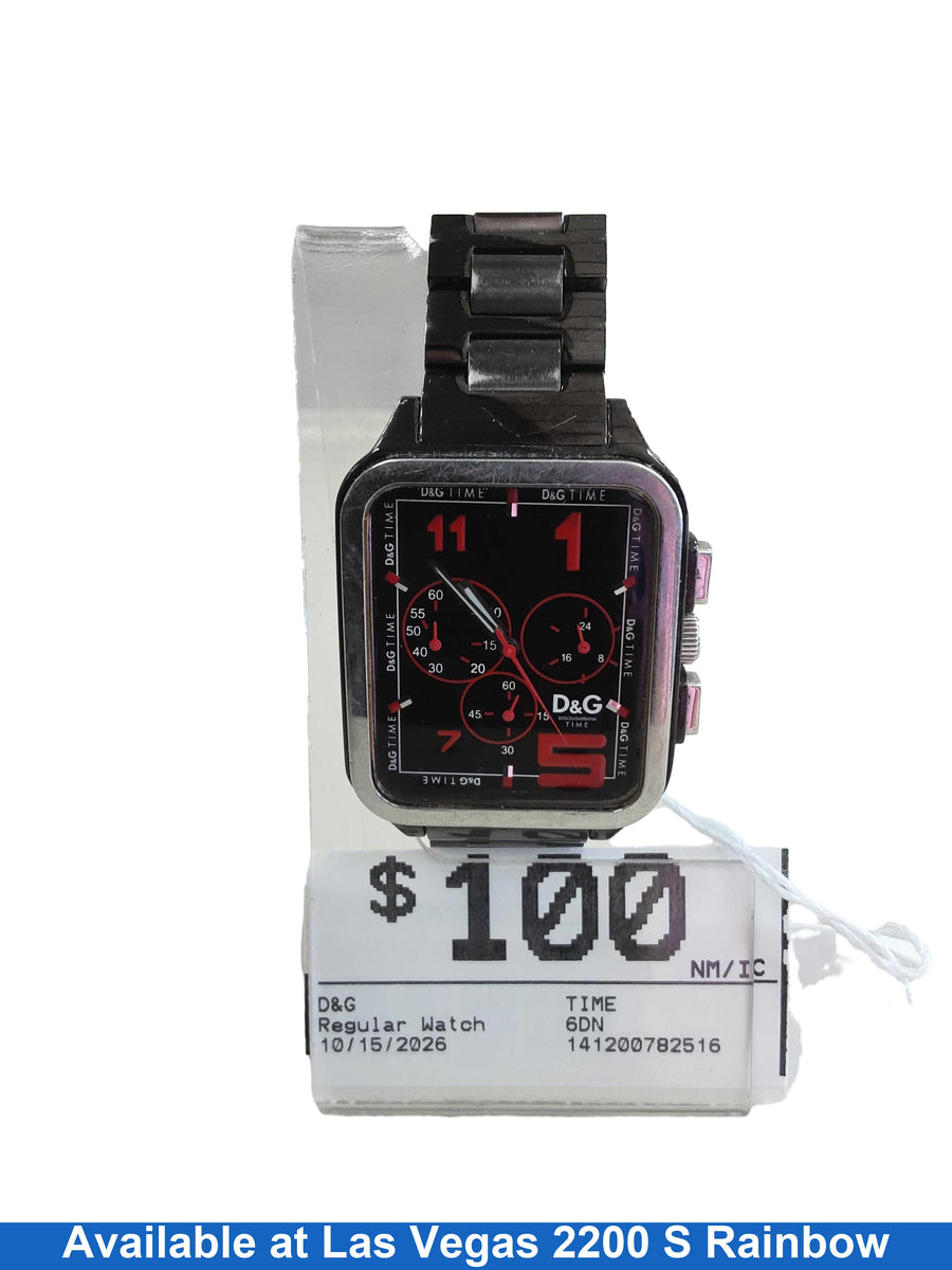 D&g Time Black Regular Watch