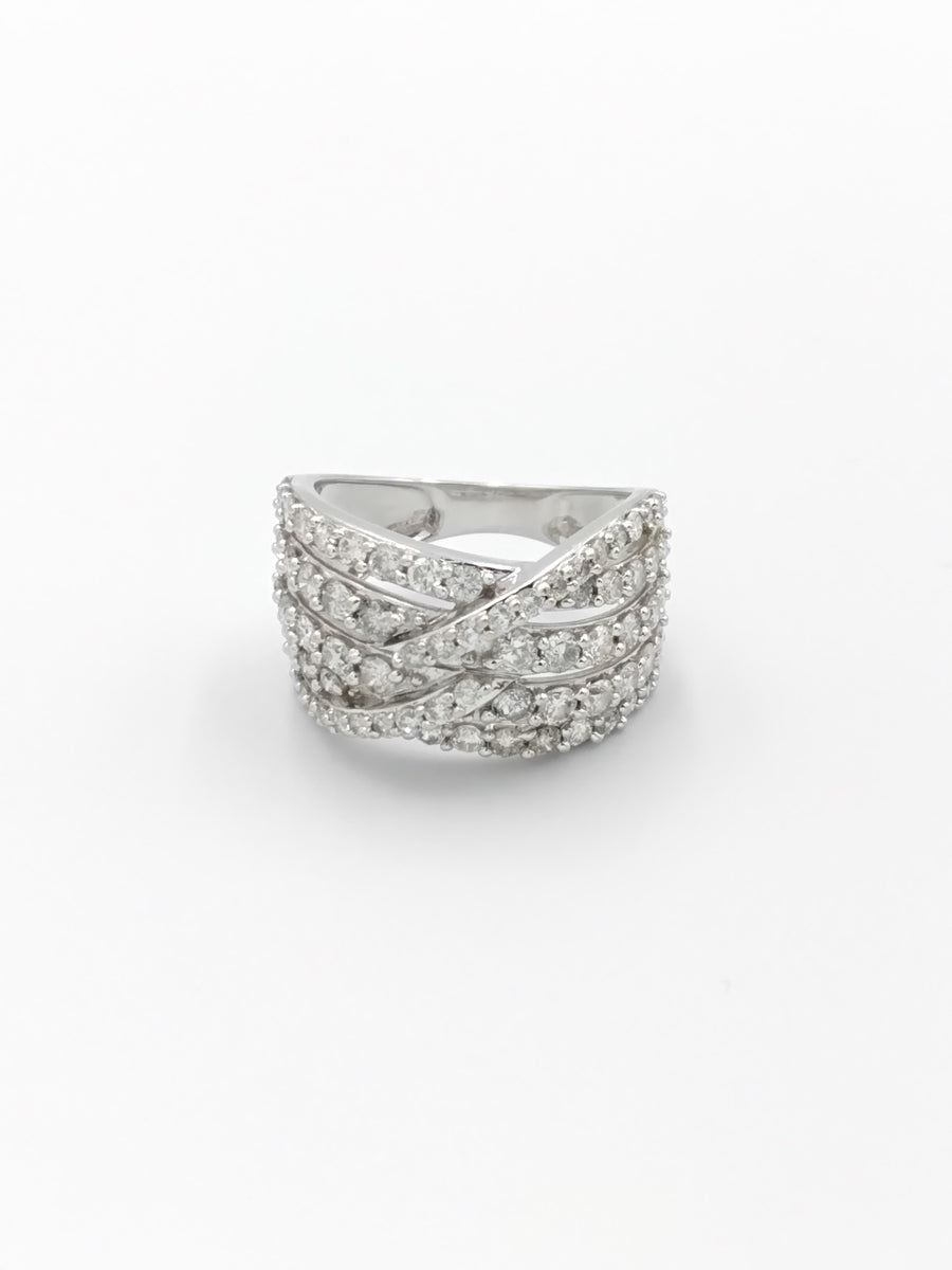 Women's Ring - White Gold 14k (.585) 5.8 grams Size 7