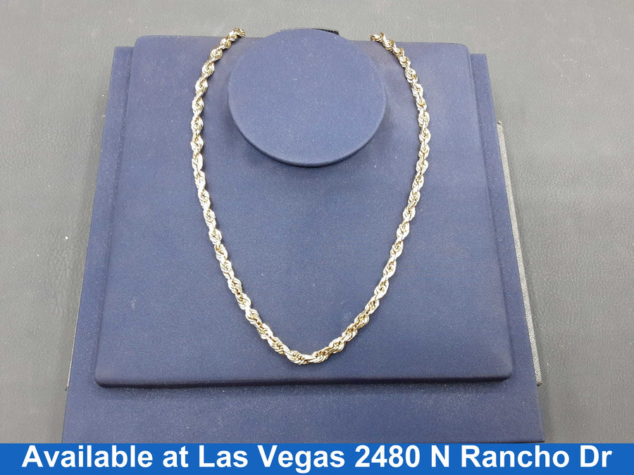 Rope Chain - Yellow Gold 10k (.417) 43.3 grams 27 inch