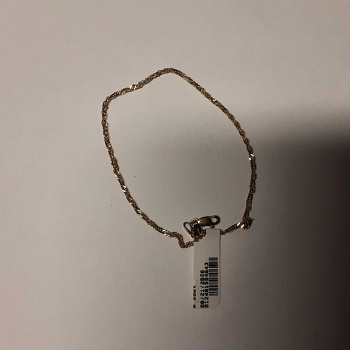 Rope Bracelet - Yellow Gold 14k (.585) 1.5 grams 9 inch