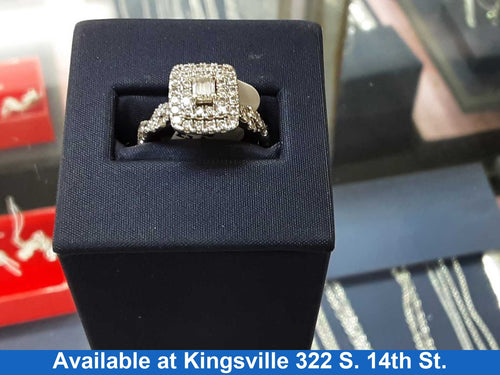 Women's Ring - White Gold 10k (.417) 4 grams Size 7