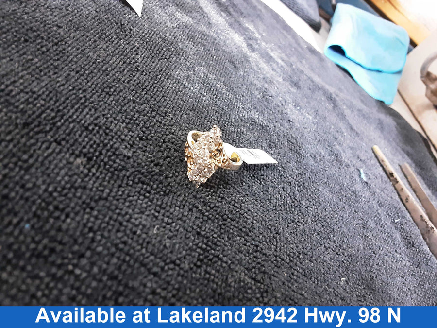 Women's Ring - Yellow Gold 14k (.585) 5.6 grams Size 20