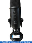 Blue 888-000322 Black Corded Microphone
