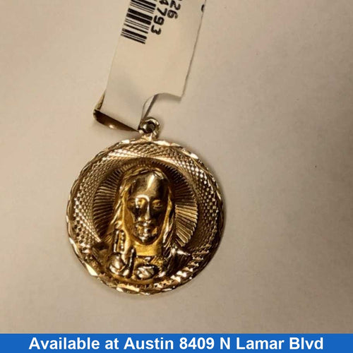 Religious Pendant - Yellow Gold 10k (.417) 2.7 grams