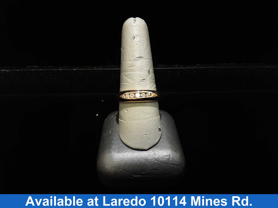 Ring - Wedding Band - Yellow Gold 14k (.585) 4 grams Size 20