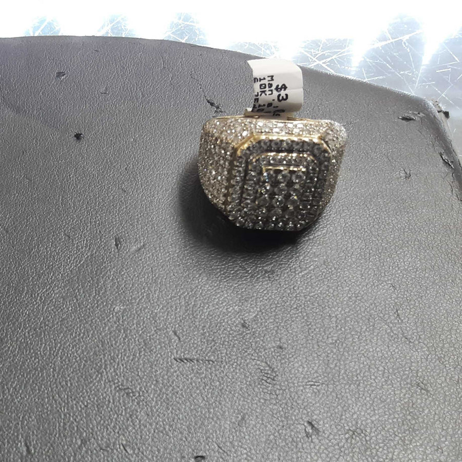 Men's Ring - Yellow Gold 10k (.417) 10.3 grams Size 20