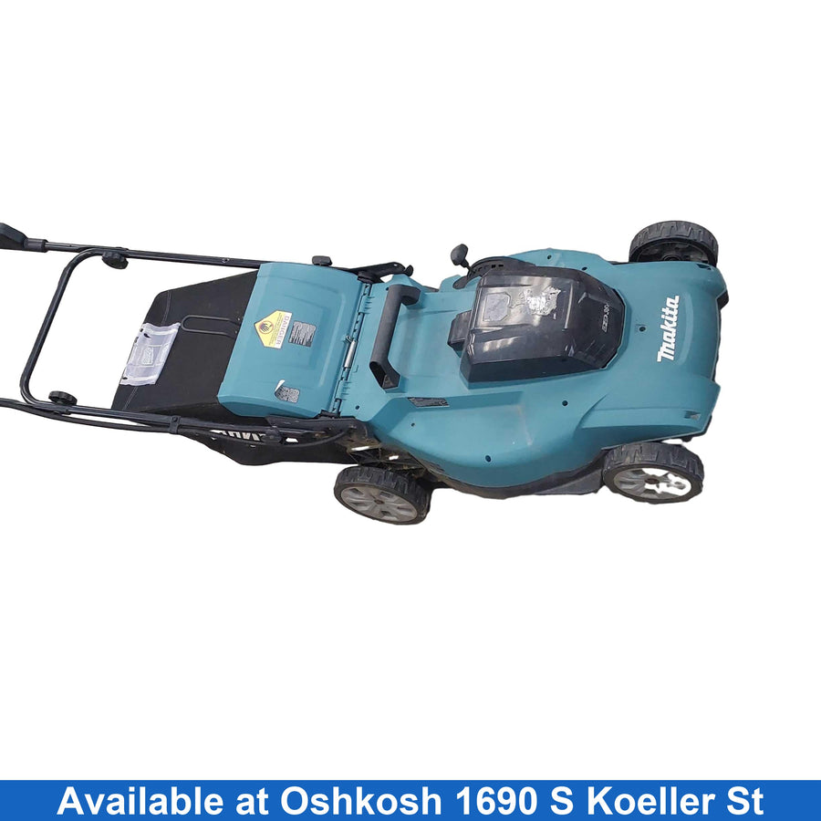 Makita Xml10 Blue Cordless Self Propelled Lawn Mower