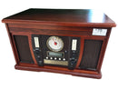 Vinal Record Player 072015 Brown Boombox Radio