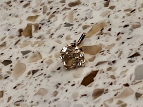 Single Stud Earring - Yellow Gold 14k (.585) 0.2 grams