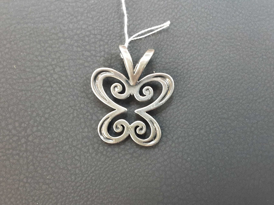 Retired James Avery Spring Butterfly Pendant