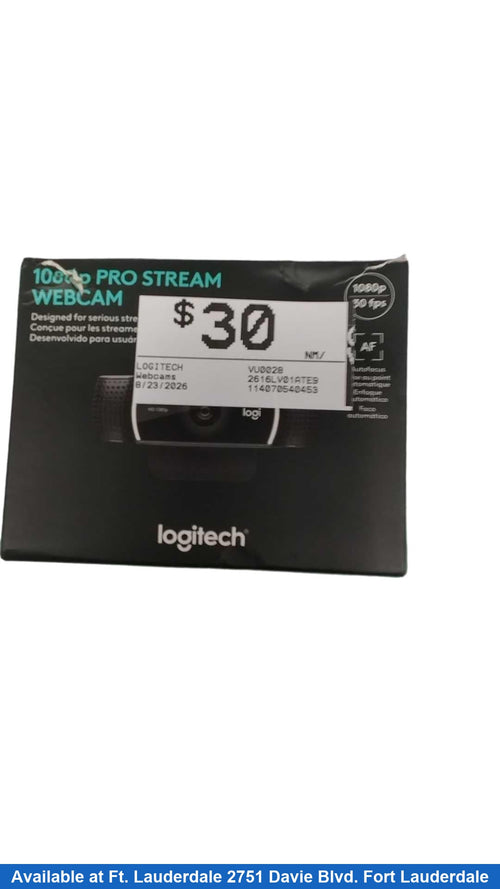 Logitech Vu0028 Black Webcam