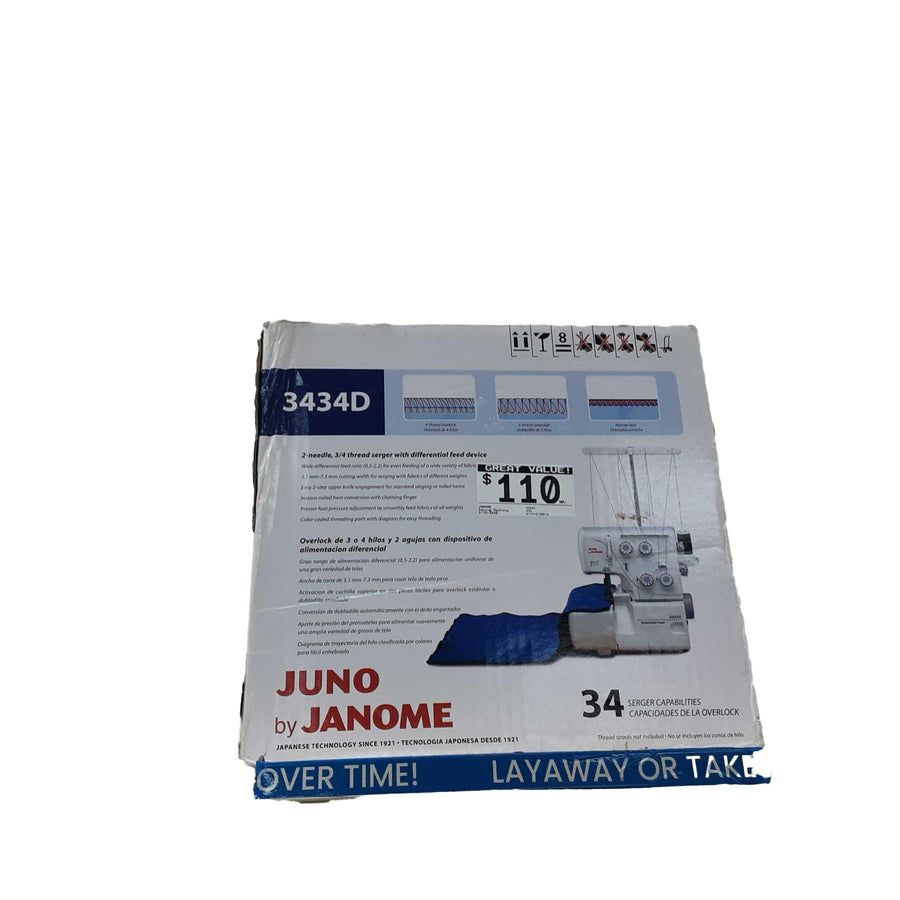 Janome 3434d White Sewing Machine / Accessory