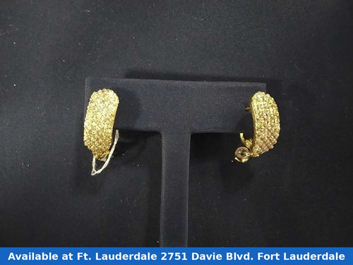 Earrings - Yellow Gold 14k (.585) 6.4 grams